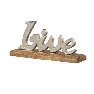 Ornements de table en métal créatifs modernes artisanat de bureau en argent avec sensation d'amour sculpture à la maison avec décoration de table finie en argent - Product Image 6