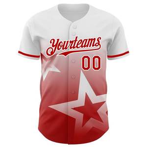 Camiseta de Béisbol, Uniforme de Béisbol, Impresión Personalizada, Cuello en V, Transpirable, para Hombre - Product Image 3