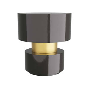 Mesa auxiliar de laca negra de lujo de calidad superior con color personalizado brillante adecuado para la decoración en muebles de hotel para el hogar - Product Image 1