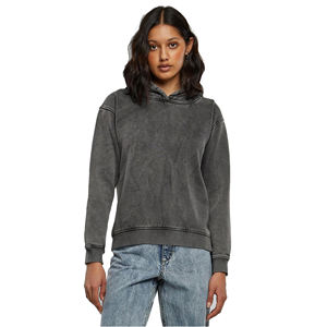 Sudadera con Capucha para Mujer, Bordada, Deportiva, Gruesa, 100% Algodón, Color Negro Oscuro, con Espacio para Logotipo, Ecológica - Product Image 1