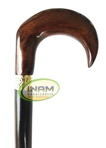 Bâton de marche en bois à la mode avec poignée en bois/cannes de marche en bois avec poignée de derby en bois - Product Image 3