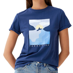 Camiseta de Algodón de Alta Calidad para Mujer, Personalizada, Informal de Verano, Ecológica, Talla Grande, SWIFT FUSION, Transpirable, de Secado Rápido, Corta - Product Image 3