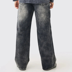 กางเกงลำลองของผู้ชายกางเกงฟอกสีกรดเฮฟวี่เวทของผู้ชายกางเกงลำลองผลิตตามสั่งมาใหม่2025 - Product Image 2