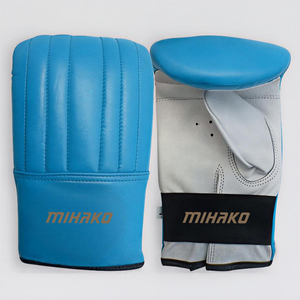 Gants d'entraînement MMA professionnels personnalisés OEM, à lacets, super respirants, en cuir PU souple, imperméables, avec sangle réglable, arts martiaux - Product Image 5