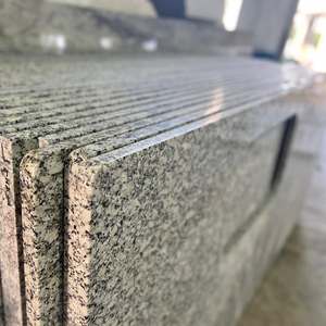 Carreaux de comptoirs en granit blanc platine poli de conception moderne pierre naturelle durable pour les hôpitaux de villas forme de grande dalle pour - Product Image 2