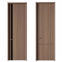 Nouvelles Portes Intérieures en Bois Massif Pré-Assemblées 32x80 au Design Minimaliste et Remise Exceptionnelle pour Hôtels et Salles de Bain (Modèle 2026)