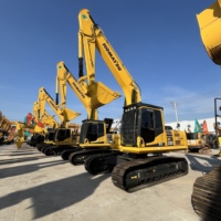 Excavatrice sur chenilles hydraulique d'occasion Komatsu PC220 PC200 PC240 PC210 de haute qualité, importée du Japon, à vendre