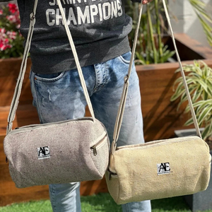 ใหม่ทําด้วยมือกัญชาDuffelกระเป๋าBohoสไตล์ฮิปปี้ค้างคืนวีคเอนด์กระเป๋าขายร้อนเป็นมิตรกับสิ่งแวดล้อมผ้าฝ้ายวัสดุกระเป๋าเดินทางกระเป๋า - Product Image 2