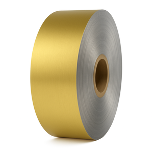 Fournisseur de matériel d'emballage de rouleau de papier d'aluminium métallique rose laminé Chine - Product Image 2