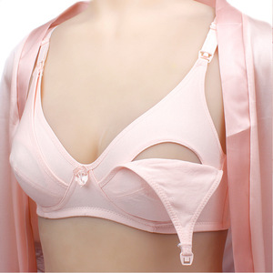 Soutien-gorge d'allaitement sans armatures fin en maille d'été pour femmes enceintes, ouverture frontale - Product Image 3