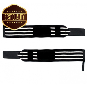 Muñequeras ajustables para gimnasio con cierre de gancho y bucle, soporte para levantamiento de pesas, para ejercicios de peso muerto y dominadas. - Product Image 4