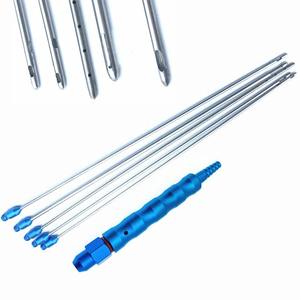 Recién llegado, juego de herramientas de 5 piezas para el cuidado de la liposucción, mango de titanio reutilizable, aguja de transferencia de grasa, acero y Material metálico - Product Image 3