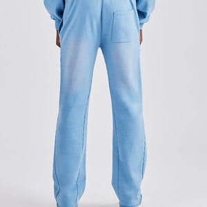 Logo personnalisé survêtement 2 pièces matériel de haute qualité ensembles de pantalons empilés poche cargo survêtement hommes survêtement bas prix - Product Image 6