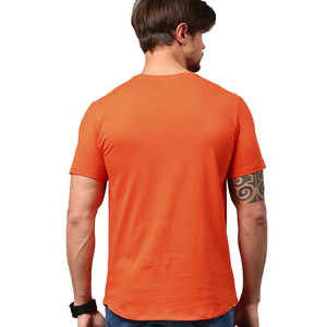 T-shirt pour homme en coton 100% à col rond et coupe ajustée avec logo imprimé personnalisé, tissu de haute qualité, fabricant de service OEM - Product Image 2
