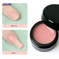 Gel constructeur de couleur nude JOUS OEM/ODM pour extension d'ongles et design artistique, haute viscosité, avec des dizaines de nuances, facile à sculpter