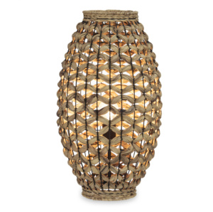 Luxury water hyacinth table lamp wholesale woven <b>light</b> lamps lowest cost home decor <b>accessory</b> - Product Image 1