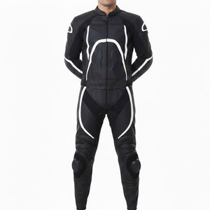 Traje de Motocicleta de Cuero de Alta Calidad, Ligero, Impermeable, Resistente al Viento, Ropa de Seguridad Resistente para Uso Diario - Product Image 4