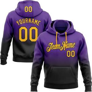 Wholesale <b>Black</b> Winter Warm Heavy Cotton <b>Hoodie</b> Custom Brand Logo <b>Mens</b> Streetwear Clothes Oversized Hoodies - Product Image 1