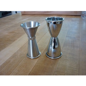 Élégant or brillant Cocktail Jigger nouvelle barre outil de mesure de luxe poignée en cuir haute qualité métal Shaker usage domestique - Product Image 6