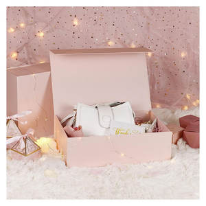 Caja magnética de estructura de doble capa de nuevo diseño, caja de regalo de papel de embalaje de vino personalizada de lujo, cajas de cosméticos para dama de honor - Product Image 6