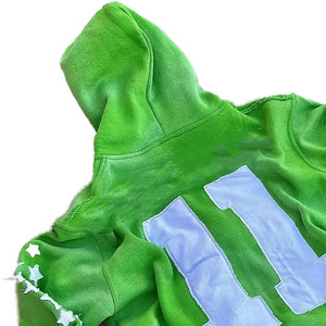 Sweats à capuche brodés en coton molletonné personnalisé uni pour hommes, Pakistan, meilleur produit de haute qualité, meilleure vente pour hommes - Product Image 5