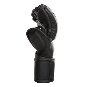 Gants d'entraînement de boxe et de MMA à quatre couches en cuir de vachette véritable et cuir PU respirants confortables en tailles de 8oz 12oz 14oz 16oz - Product Image 3