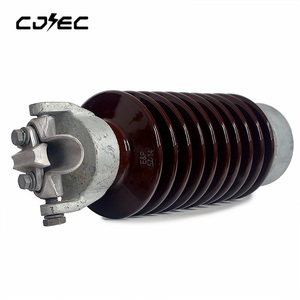 Điện áp cao 33kv sứ bài cách điện ANSI tiêu chuẩn trắng nâu ISO9001 chứng nhận cho đường dây điện nhiệt độ cao - Product Image 5