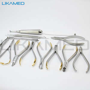 LIKAMED Kit de instrumentos de ortodoncia Juego de alicates de herramientas ortopédicas con 16 PCS Kit de alicates ortopédicos de alta calidad listo en Stock - Product Image 3