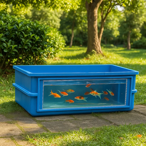 Venta Directa de Fábrica: Peceras de 300 Galones, Tanque de Agua de FRP de Alta Calidad para Acuicultura - Product Image 1