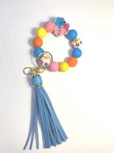 Llavero de piedra cónica, llavero de cuentas de piedras preciosas de cristal curativo, llavero de cristal, accesorio de bolsa, regalo para mamá/amigo-YF2212 - Product Image 1