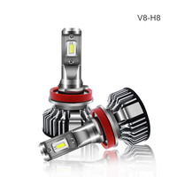 V8 H9 H11 H8 Future 30000LM ampoule LED 65W haute luminosité 6000K blanc froid IP68 étanche halogène mise à niveau