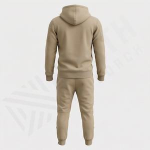 Traje Deportivo Ajustado de Moda para Hombre, Estilo Motero, con Relleno, de Algodón, Talla Grande, para Invierno, Económico, para Gimnasio y Fitness - Product Image 2
