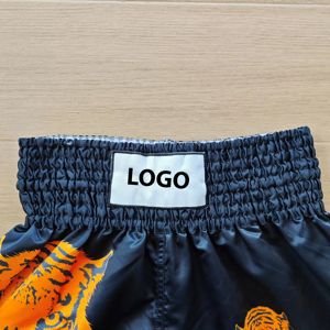 กางเกงมวยไทยขาสั้นสำหรับผู้ชายลดริ้วรอยดีไซน์แบบสั้น - Product Image 3