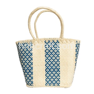 Sacs à main en herbe naturelle écologique moderne pour femmes, sacs pliants pour le Shopping, Logo personnalisé OEM, fabriqués à la main du Vietnam, meilleure vente - Product Image 5