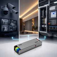 Alimentation à découpage LED 12V 24V LS-400W 100% pleine puissance, transformateur AC/DC ultra-mince avec certifications CE RoHS pour éclairage LED et CCTV