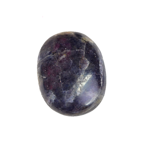 Cristal bleu iolite pierre de palmier pierre naturelle pierre de guérison galet palmier sculpté quartz agate cristal pierres de palmier - Product Image 4