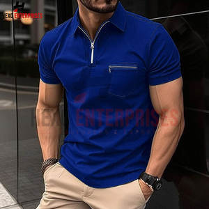 Plus Size Summer New <b>Men</b> Half Zipper <b>Shirt</b> 100% Cotton <b>White</b> Solid Half Zipper <b>Shirt</b> <b>Men</b> Causal <b>Short</b> <b>Sleeve</b> Half Zipper <b>Shirt</b> - Product Image 3