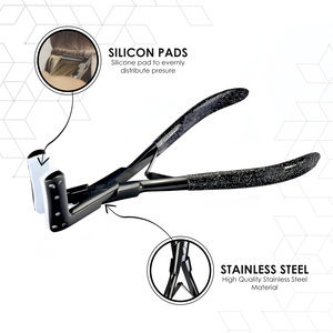 Outils personnalisés pour extensions de cheveux, pinces pour extensions de cheveux à clipser, pinces en acier inoxydable pour salon de coiffure, pinces pour extensions de cheveux pour les soins capillaires - Product Image 3