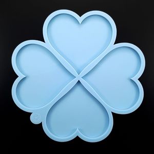 ชุดแม่พิมพ์ถาดเรซิ่นอีพ็อกซี่1ชิ้นแม่พิมพ์ถาดเรซินมาพร้อมกับแม่พิมพ์ถาดรองแก้ว4ชิ้นและที่จับเงิน2ชิ้นสำหรับตกแต่งบ้านแบบทำมือ - Product Image 6