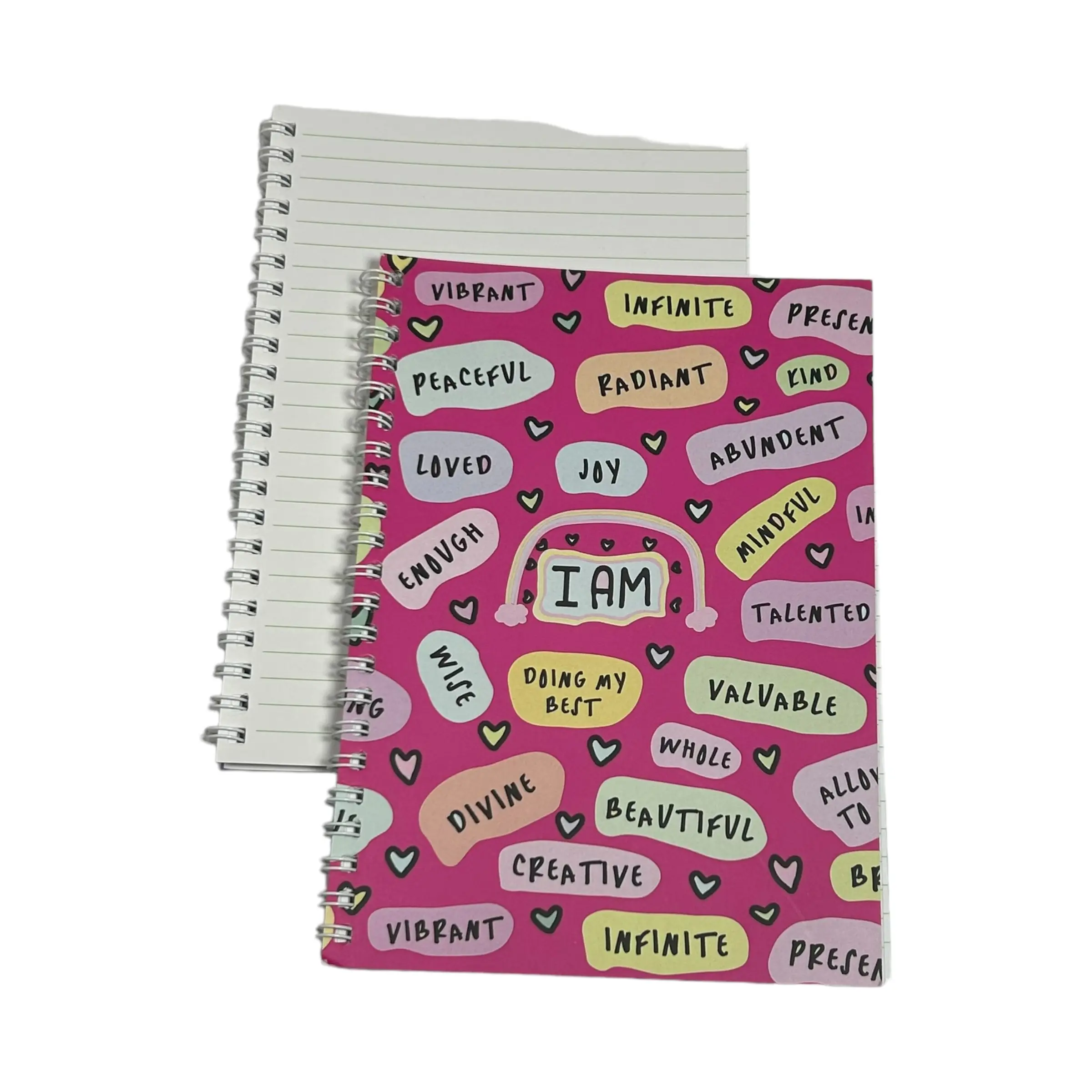 Notebook A5 kutipan komik inspirasional kutipan senyum Yalla desain buku salinan notebook disesuaikan dengan desain yang unik