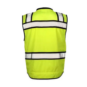 Gilet de travail réfléchissant de haute qualité pour hommes, vêtement de sécurité haute visibilité, gilet de sécurité routier avec logo personnalisable, gilet de travail - Product Image 2