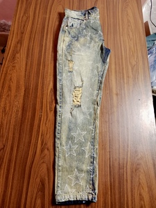 Pantalones de Mezclilla Transpirables para Hombre, Estilo Vintage, Tejido ODM - Product Image 2