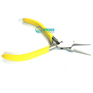 Pince à bijoux en acier inoxydable INTENSE de 5 pouces, outil de façonnage de fil de précision à nez rond plat pour la création de bijoux, projets de perlage DIY - Product Image 4