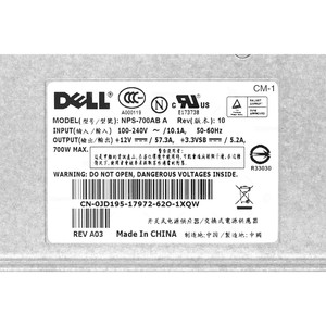 Fuente de Alimentación DELL JD195 de 700W para PE 2850, Reacondicionada - Product Image 4