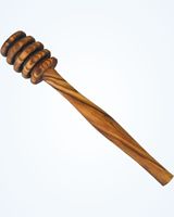 Dosificador de Miel de Madera Natural Pulida, Ecológico, Duradero, Tamaño Personalizado, Diseño Moderno en Caja, para Servir Miel y Jarabes