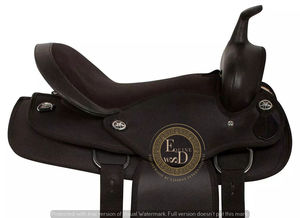 "Premium Western Synthetic Barrel Racing Saddle Set Ligero, Duradero y Cómodo para Rodeo, Trail & Performance Riding" - Product Image 2
