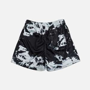 2025 personnalisé hommes basket-ball maille athlétique coupe courte Vintage Design haute rue point broderie élastique respirant tricoté - Product Image 2