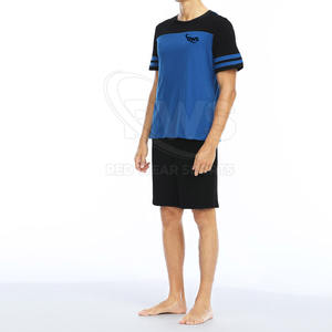 Conjunto de pantalones cortos y camisa a juego para hombre a la moda, conjunto de pantalones cortos ligeros y transpirables para trajes de verano - Product Image 5