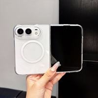 Casing Ponsel Magnetik Transparan Harga Terjangkau untuk Iphone Duo