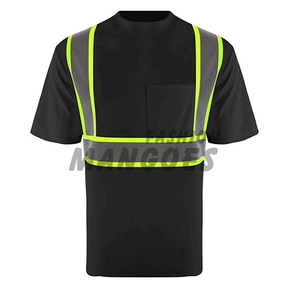 हाय विज़ सुरक्षा शर्ट निर्माण Workwear के लिए पुरुषों और महिलाओं के साथ जेब एएनएसआई/आईएसईए मानकों अनुकूलित
